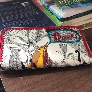 Peace Dove Print Wallet